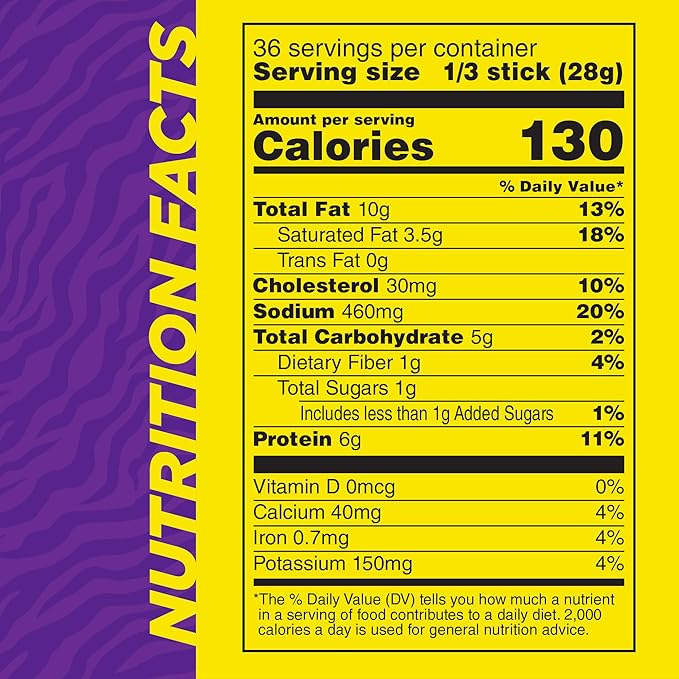 Slim Jim Savage Smoked Meat Sticks Original Flavor High Protein Easter Basket Stuffer for Men 3.0 oz. (12 Count)