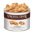 Virginia Diner Gourmet Natural Classic Peanut Brittle - XL Buttery Virginia Peanuts Non-GMO Preservative Free Gifts from Virginia Since 1929-16 Oz Can