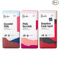 Raaka Chocolate Best Sellers Trio | Gourmet Dark Chocolate Gift | Organic Vegan Fair Trade Soy Free Non-GMO Gluten Free Kosher | 1.8oz Bars 3-Pack