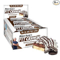 FITCRUNCH Snack Size Protein Bars World’s Only 6-Layer Baked Bar Just 3g of Sugar &amp Soft Cake Core (9 Count Milk &amp Cookies)