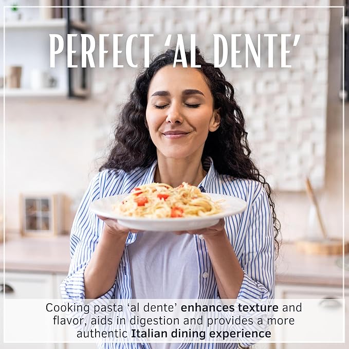 Divella Spaghetti Pasta #8 16 oz. (Pack of 8) - Authentic Italian Pasta Made with Durum Wheat Semolina Perfect ‘Al Dente’ Texture for Every Dish