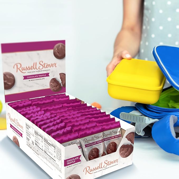 Russell Stover Milk Chocolate Truffle - 0.55 oz (Pack of 36)