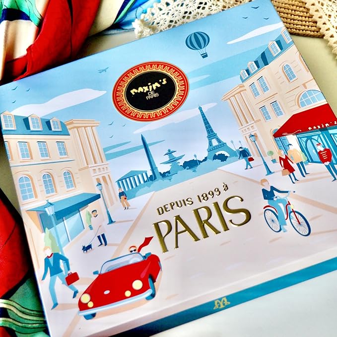 Maxim's de Paris - Square Tin of 50 chocolate squares