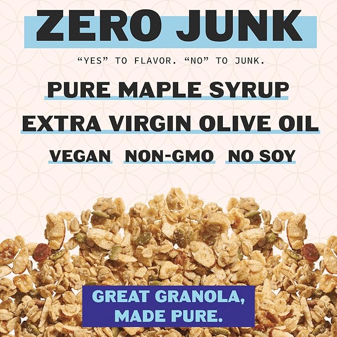 Hudson Henry Maple Pecan Coconut Granola for Yogurt Snacking &amp Cereal | Gluten Free with Nuts and Seeds | Cashew Granola Non-GMO Small Batch Baked | 3 x 12 oz Bags