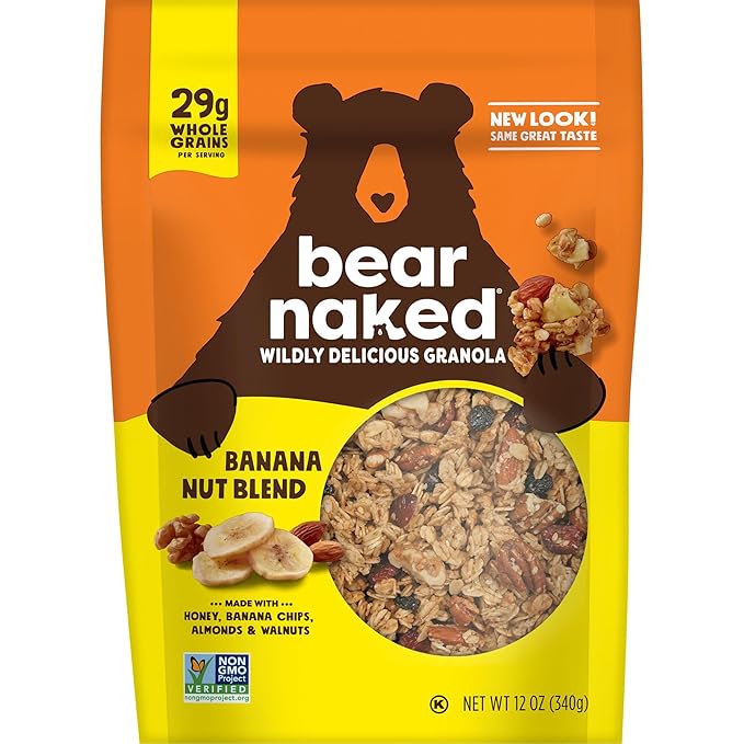 Bear Naked Granola Banana Nut Vegetarian and Non-GMO Project Verified 4.5lb Case (6 Count)