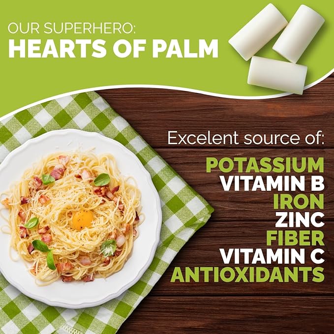 Palmini Low Carb Angel Hair | 4g of Carbs | As Seen On Shark Tank (12 Ounce Pouch (Pack of 6))