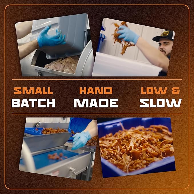 MaxJerky New York Buffalo Chicken Jerky 22.5 Grams of Protein 2.5 OZ (4 Pack)