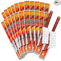 Country Meats Meat Sticks 0 Trans Fat USDA Certified Good Source of Protein Carb Conscious Snack (24 Meat Sticks Sweet BBQ)