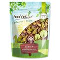 Food to Live Pistachios Halves and Pieces Roasted and Salted 2 Pounds – Crunchy Delicious and Nutrient-Rich Snack High in Protein and Fiber Nuts Perfect for On-the-Go Salads or Baking Vegan