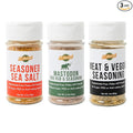 KC Natural - Paleo AIP Seasoning and Salt Bundle (3 Pack) - Mastodon Rub (2.5 oz) Seasoned Sea Salt (2.5 oz) All Purpose Seasoning (2.5 oz)