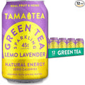 Unsweetened Sparkling Green Tea by Tama Tea - Organic Lemo Lavender Iced Green Tea Zero Calories &amp Zero Carbs | 45mg Caffeine No Artificial Ingredients 12 oz (12-Pack)