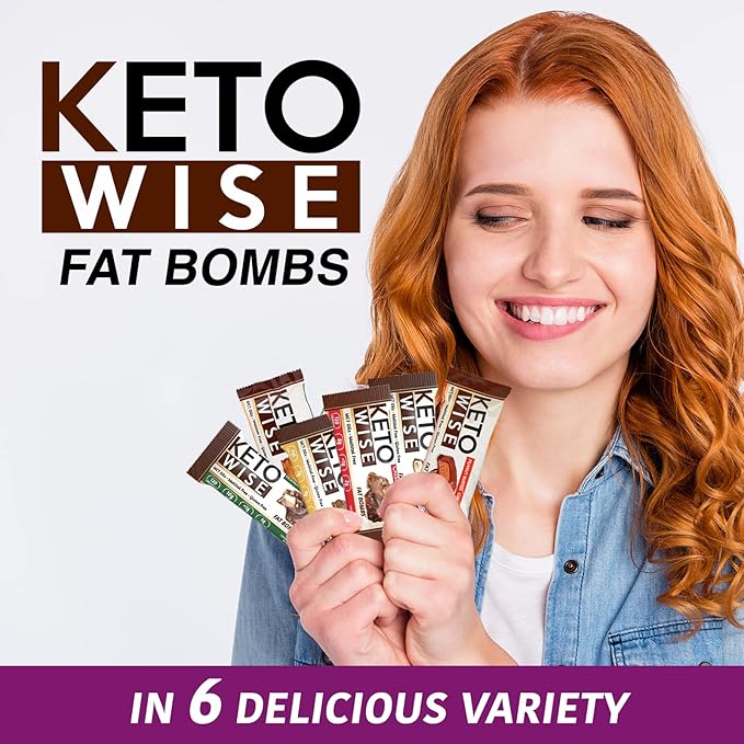 Keto Wise Fat Bombs - Chocolate Pecan Clusters - 16 packs 32g each