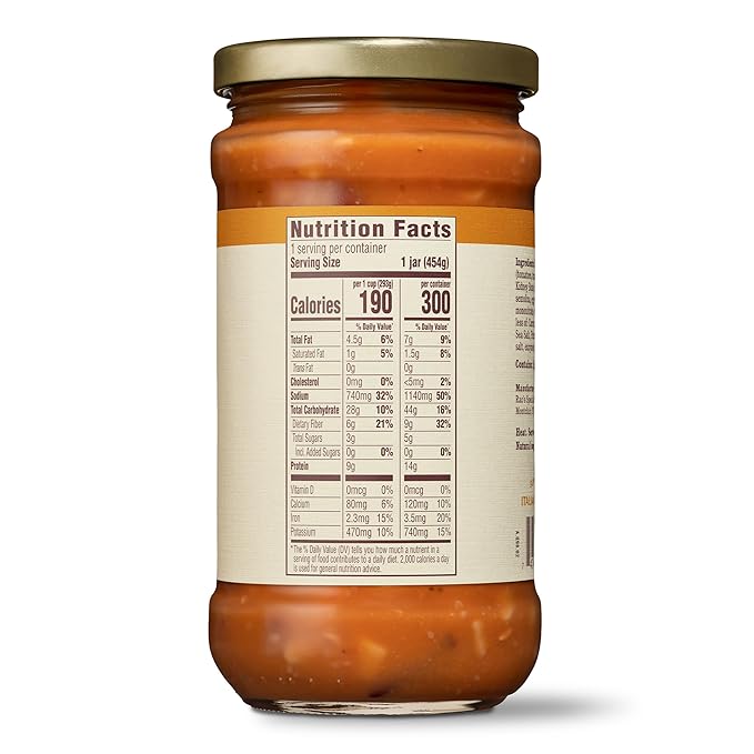 Rao's Homemade Pasta Fagioli Soup 16 Ounce Pack of 6