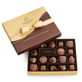 Godiva Milk Chocolate Gift Box- Praline in Milk Chocolate Assorted Chocolate Candy Gift Basket for Congratulations Birthday and Anniversary Gold Ribbon 18-Piece