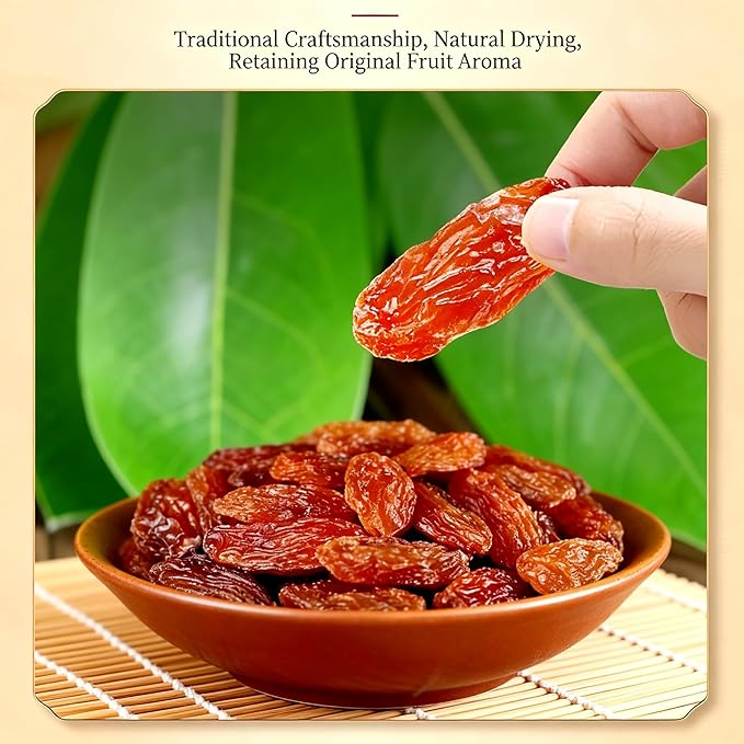250g Premium Soft &amp Juicy Raisins - Natural Dried Fruit Snack Ready To Eat Perfect For Baking Oatmeal Yogurt &amp DIY Desserts