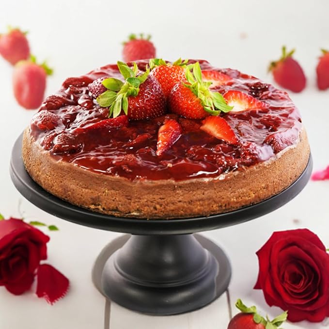 ANDY ANAND CHOCOLATIER Luxurious 9 Chocolate Strawberry Cheesecake With Real Truffles Delicious Unique Flavor Traditional Recipe Handcrafted For Supreme Creaminess Ideal Gift for Women Men and Ki