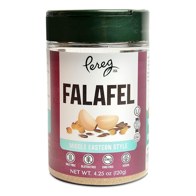 Pereg Falafel Spice Mix (4.25 Oz x 6 Pack) - Add It To Mediterranean Veggie Burger - Falafel Seasoning - Gluten-Free Non-GMO &amp Non-Irradiated