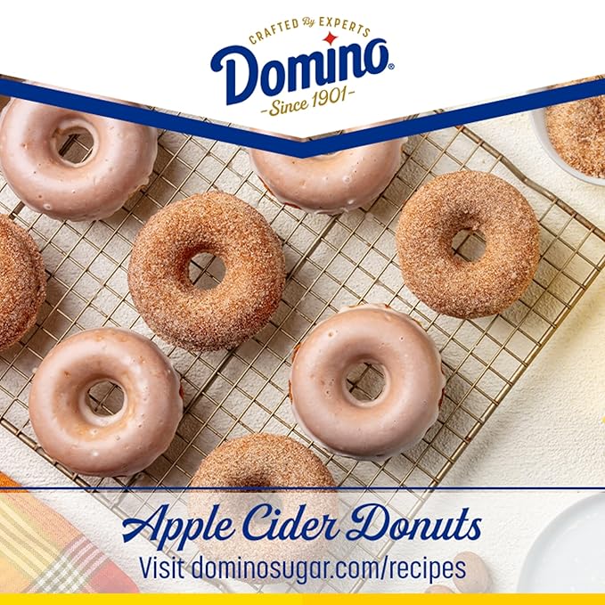 Domino® Light Brown Sugar 2 lb Zipper Bag (2-Pack) - Ideal Sugar for Baking and Desserts - Includes Bonus Recipe Card