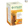 Stash Tea Organic Turmeric Chai Caffeine-Free Non-GMO Project Verified Serve Hot or Iced 96 Tea Bags 16 count (6 pack)