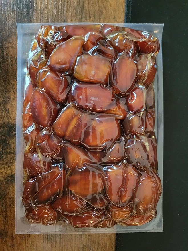 Khalas Premium Saudi Golden Dates - 1kg (2.2 lb) Vacuum Sealed Pack - 100% Natural No Added Sugar Healthy Energy Snack - Product of Saudi Arabia
