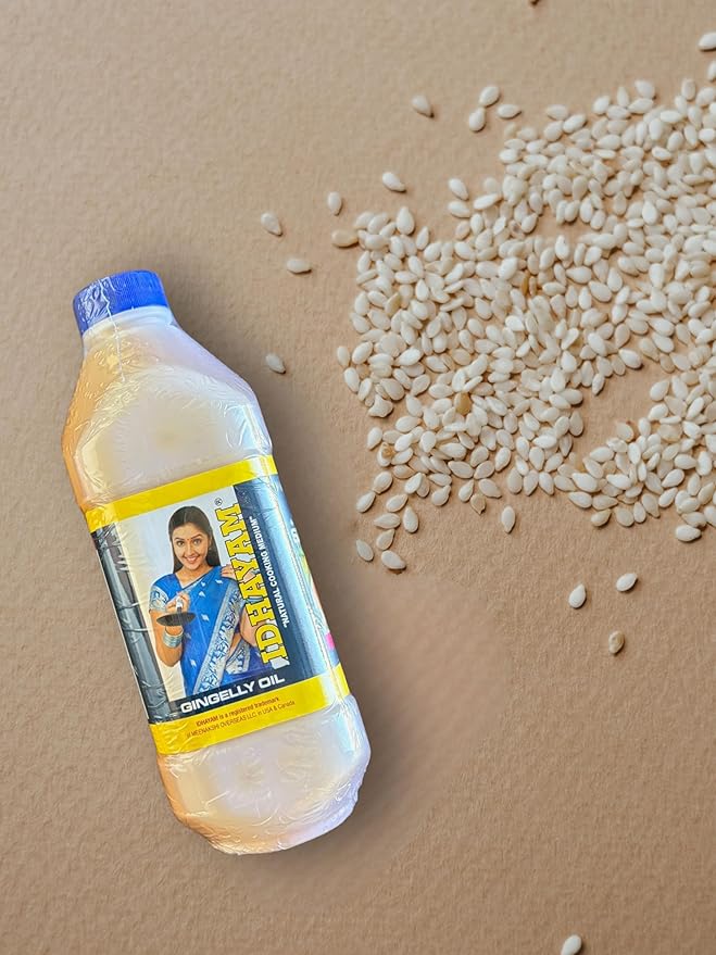 Sesame/Gingelly Oil 1ltr (33.8 Oz) * 2 Pack*