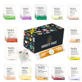 56-Piece Tea Sampler Gift Set – 14 Flavors Premium Assorted Variety Pack with 10 Honey Sticks &amp Recipe eBook – Gift for Tea Lovers Him &amp Her