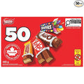 Christmas Chocolate Candy Gift Box 50 Mini Milk Chocolate Bars Includes Coffee Crisps KitkatWafers and more Holiday Chocolate Individually Wrapped Boxes For Stocking Stuffer Gifts Red Gift Box
