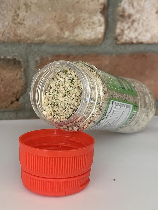 2 Packs - Lemon Leaf Pepper Salt All Natural - Muoi Tieu La Chanh - 3.5 Oz