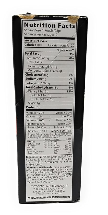 Better Oats Bundle: (1) Apples &amp Cinnamon 9.8oz (1) Maple and Brown Sugar 9.8oz (2 Boxes Total)