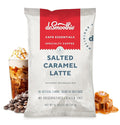 Dr. Smoothie Café Essentials Salted Caramel Latte – No Artificial Colors Flavors or Sweeteners – 20mg of Caffeine per Serving – Great for Hot Iced &amp Frozen Frappes (3.5 lb Bag 26 Servings)