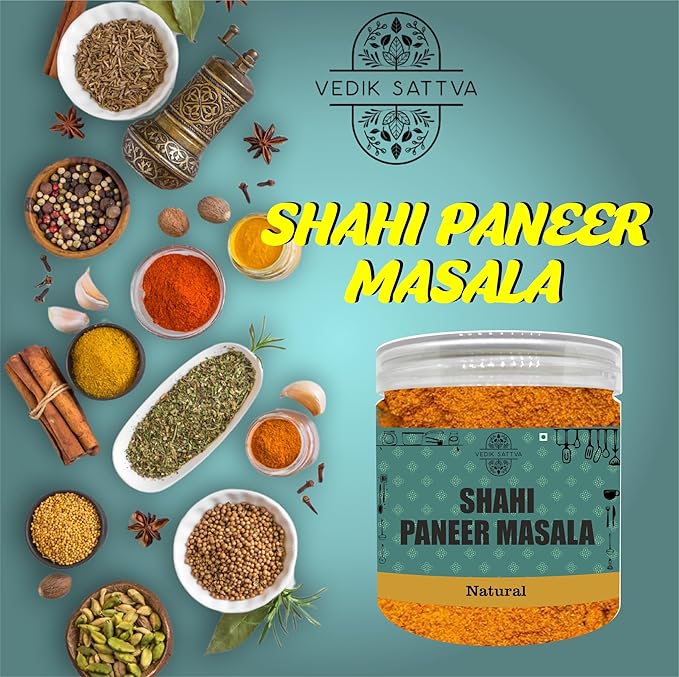 Vedik Sattva Natural Shahi Paneer Masala 8.82 OZ / 250 GM | Pack Of 1 Box