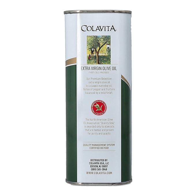 Colavita Premium Selection Extra Virgin Olive Oil - Twin Pack 34 Fl Oz Each