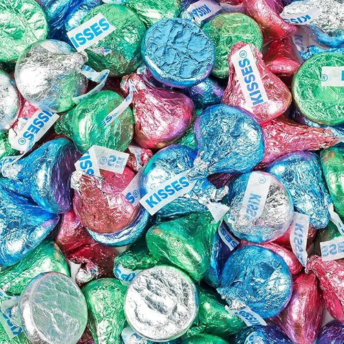 85 Pcs Easter Pals Candy Stickered Kisses Chocolate Party Favors (13.6oz Approx. 85 Pcs)