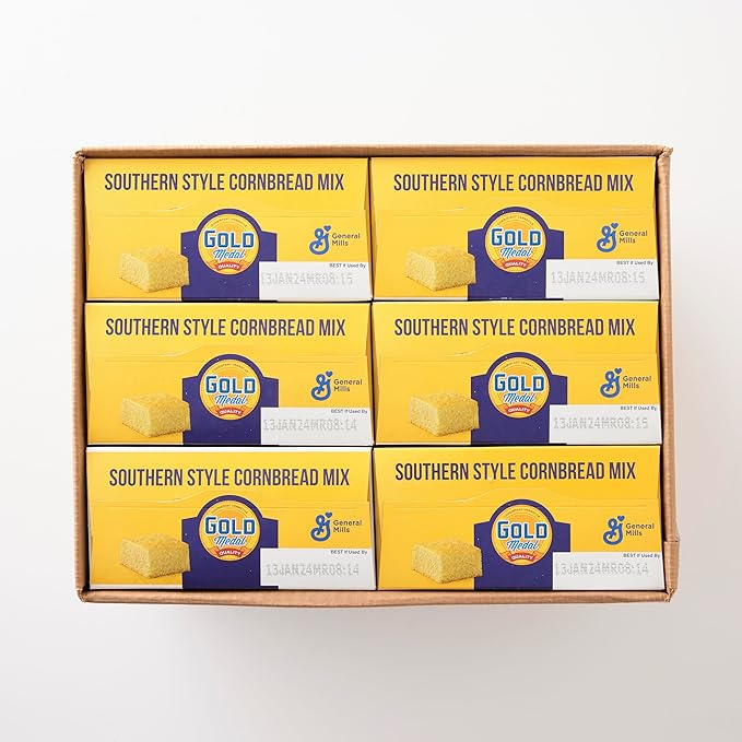 Gold Medal Southern Style Cornbread Mix 5.62 Lb Box (Pack of 6)