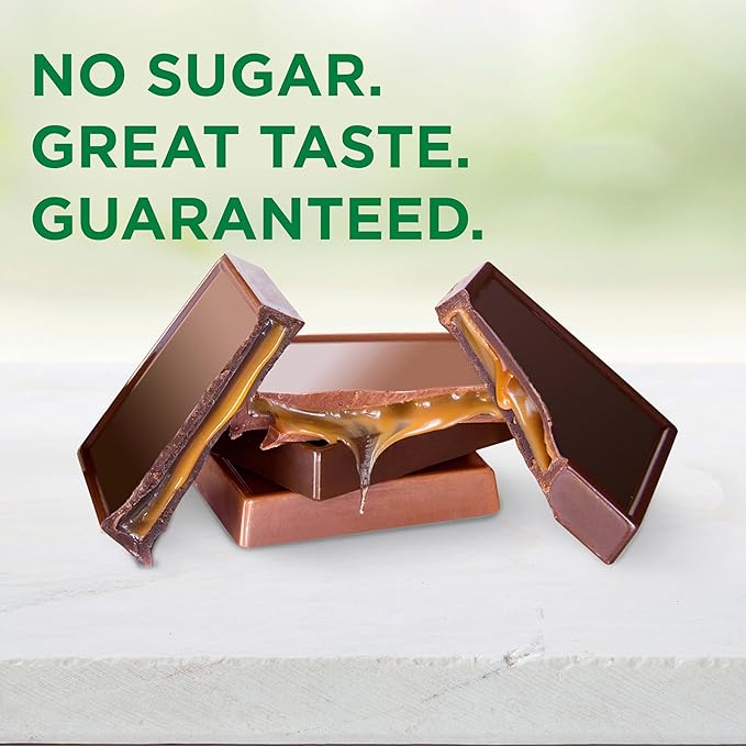 RUSSELL STOVER Sugar Free Caramel Chocolate Candy Tiles 2.25 oz. bag (Pack of 10)
