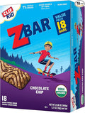 CLIF Kid Zbar Protein Chocolate Mint Crispy Bars (15 Pack) &amp Zbar Chocolate Chip Soft Baked Bars (18 Pack) Snack Bundle