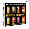 Fire &amp Smoke Society Essential Grill Variety Pack | BBQ Rubs and Seasonings Father's Day Gifts for Dad Mens Gifts | Steak Seasoning Chicken Burgers Pulled Pork | Large Spices Set (8-Pack)