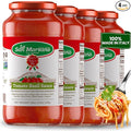 La San Marzano Tomato Basil Sauce 24 oz Pasta Sauce Made in Italy All Purpose Tomato Premium Quality All Natural Mediterranean Diet Non GMO Vegan Gluten Free