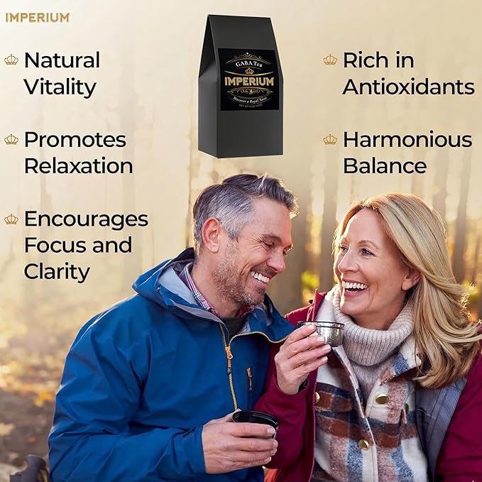 Imperium GABA Loose Leaf Green Tea (4oz) Premium Hand-Picked Quality Brews 100 Cups Natural Beverage for Everyday Focus Mellow Soothing Notes Supports Relaxation and Calm Energy