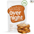 Oats Overnight French Toast - Overnight Oats with 20g Whey Protein High Fiber Breakfast Protein Shake - Gluten Free Oatmeal Non GMO High Protein Oatmeal (2.7 oz per Meal) (16 Pack)