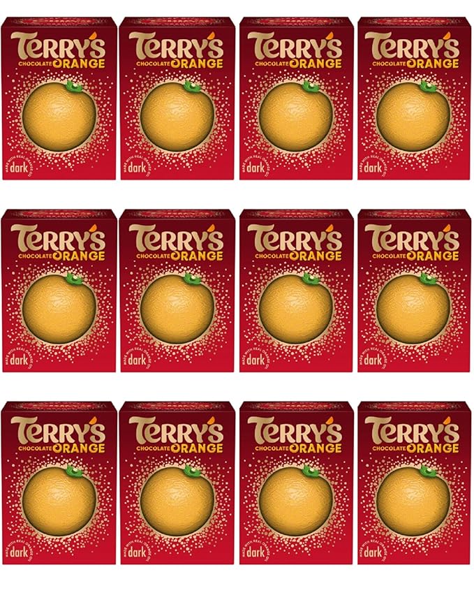 Terry's Chocolate Orange Dark Ball 145g (Pack of 12)