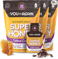 You Again Super Honey Chocolate Packets | Workout Clean Energy Gel Packs | Cycling Endurance Running Gel or Energy Snack | Paleo &amp Carnivore Snack | Gluten-Free | Made in USA | 24-Pack
