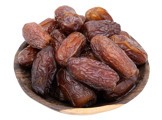 LILA BAZAAR - Medjool Dates 4LB | Nutritious and Healthy Snack | Very Fresh and Naturally Sweet | New Harvest 2024 | Soft and Juicy | No Sugar Added | Packed in Resealable Bag
