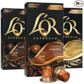 L'OR Espresso Capsules 30 Count Variety Pack Vanilla/Chocolate/Caramel Single-Serve Aluminum Coffee Capsules Compatible with the L'OR BARISTA System &amp *Nespresso Original Machines
