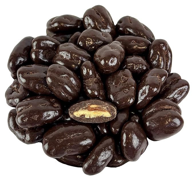 Dark Chocolate Covered Pecans 1 Pound