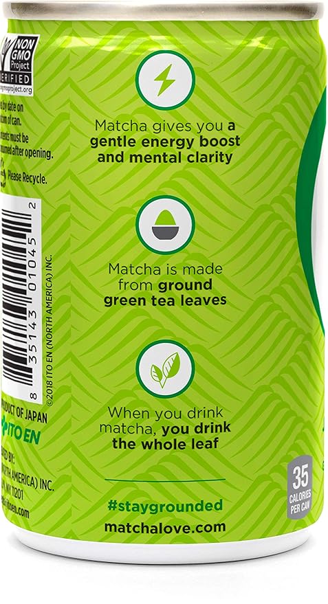 Matcha Love Green Tea Sweetened Energy Shots 5.2 Ounce (Pack of 20)