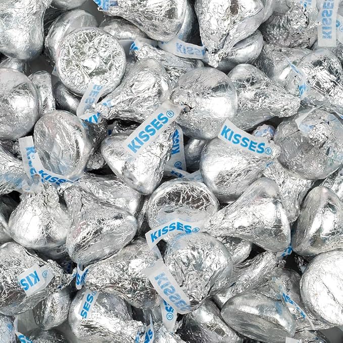 124 Pcs Personalized Wedding Candy Party Favors Botanical Wrapped Hershey's Miniatures and Hershey's Kisses (1.52 lbs) for Wedding Favors Bridal Shower Candy Rehearsal Dinner Souvenirs and Buffets
