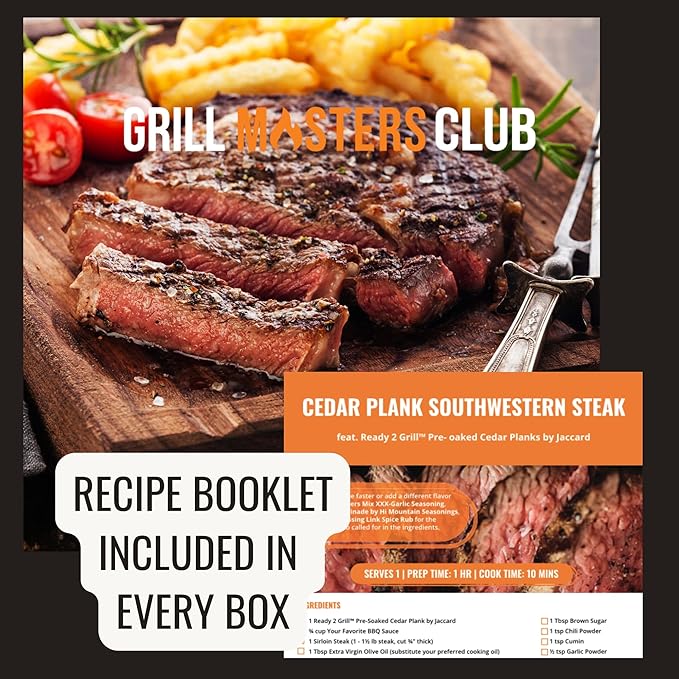Grill Masters Club Best of The West BBQ BBQ Box | Premium BBQ Spices Sauces and Seasoning for the Ultimate Grill Master | Essential for Cooking Grilling and Smoking | Perfect Grill Gift for Men &am