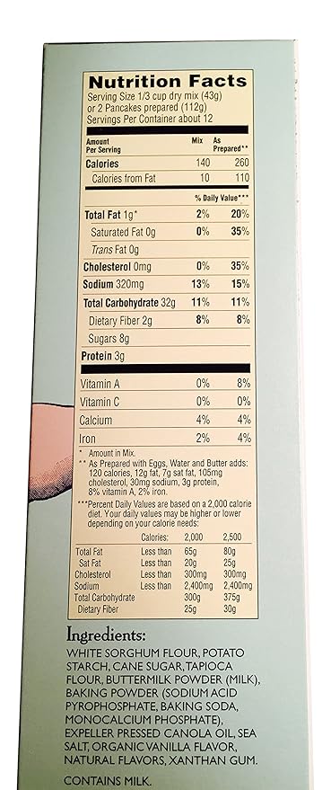 Trader Joe's Gluten Free Buttermilk Pancake &amp Waffle Mix (2 Box Pack)