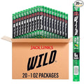 Jack Link's WILD Spicy Dill Pickle Meat Sticks - Ready to Eat Protein Snacks - 6g Protein per Serving - (20 Pack) 1 oz Meat Snacks